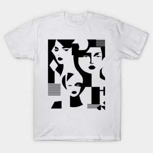 women faces T-Shirt